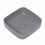 Раковина накладная ABBER Rechteck AC2211MG серая матовая