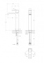 PORTA-LC-01-W0 Смеситель для накладной раковины однорычажный, без донного клапана, исполнение хром