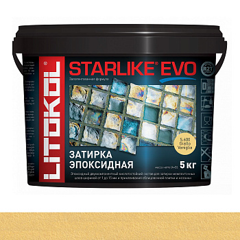 Затирка эпоксидная STARLIKE EVO, S.600 GIALLO VANIGLIA 5кг Затирка эпоксидная STARLIKE EVO, S.600 GIALLO VANIGLIA 5кг