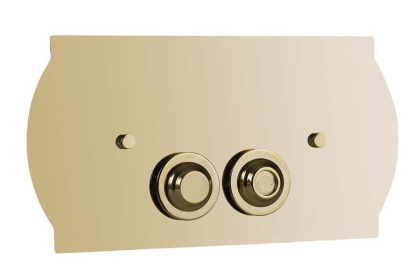 Кнопка для инсталляции, латунь GOLD