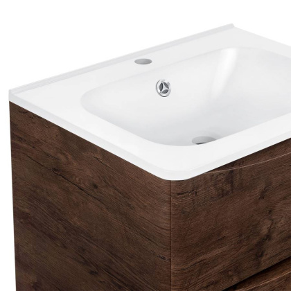 Раковина VCB-2VP600W из искуственного камня, цвет белый Раковина VCB-2VP600W из искуственного камня, цвет белый