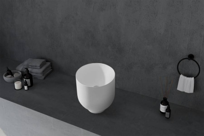 Раковина накладная ABBER Stein AS2618 белая матовая Раковина накладная ABBER Stein AS2618 белая матовая