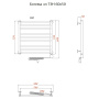 Полотенцесушитель Богема эл ТЭН 60*50 (ЛЦ20) Полотенцесушитель Богема эл ТЭН 60*50 (ЛЦ20)