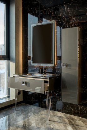 Консоль LUCIDO 80 см Глянцевый Графит 307005 770-080-GR Boheme Консоль LUCIDO 80 см Глянцевый Графит 307005 770-080-GR Boheme