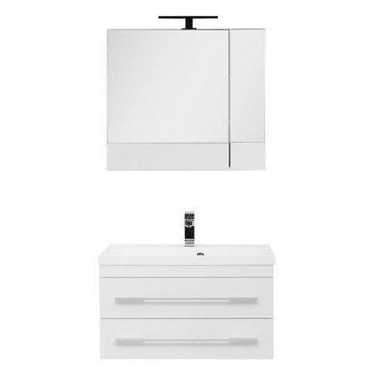 Мебель для ванной Aquanet Нота NEW 75 белый (камерино) Мебель для ванной Aquanet Нота NEW 75 белый (камерино)