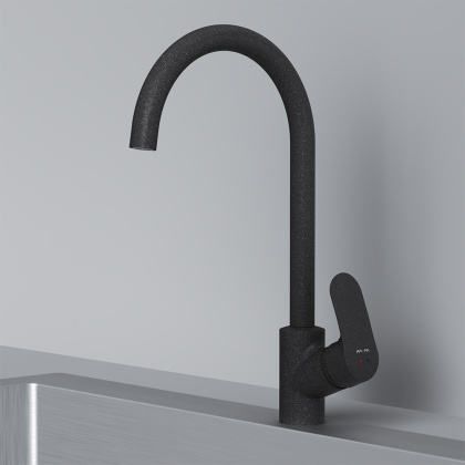 Смеситель Для кухни, элегантный Черный F8007122 Like