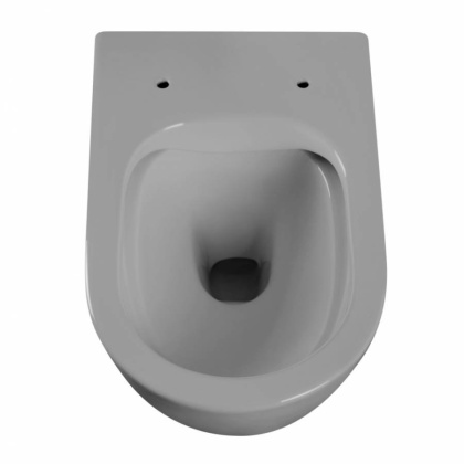Унитаз ABBER Bequem AC1103MG подвесной серый матовый, безободковый Унитаз ABBER Bequem AC1103MG подвесной серый матовый, безободковый