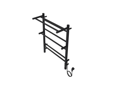 Полотенцесушитель электрический Aquatek (Акватек) Альфа П7 500х700 мм, с полкой, черный муар, подключение скрытое к сети электропитания / электропровод с вилкой, с терморегулятором и таймером quick touch, нержавеющая сталь AISI 201, гарантия 5 лет Полотенцесушитель электрический Aquatek (Акватек) Альфа П7 500х700 мм, с полкой, черный муар, подключение скрытое к сети электропитания / электропровод с вилкой, с терморегулятором и таймером quick touch, нержавеющая сталь AISI 201, гарантия 5 лет