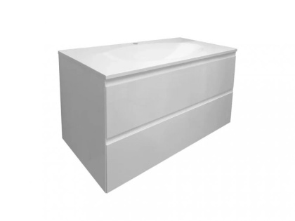 Тумба подвесная под умывальник Malta 1000х470 2 ящика (ШхГхВ) 998х466х607