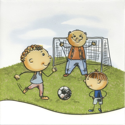 Декор "Футбол" OS\A253\5009 Весёлые старты Белый (20см*20см*6,9мм) (10шт/0,4м2) ., шт Декор "Футбол" OS\A253\5009 Весёлые старты Белый (20см*20см*6,9мм) (10шт/0,4м2) ., шт