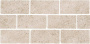 Бордюр Роверелла бежевый мозаичный 34,5x14,7x0,9