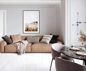 Atlantic White Керамогранит i белый 60x60 Полированный