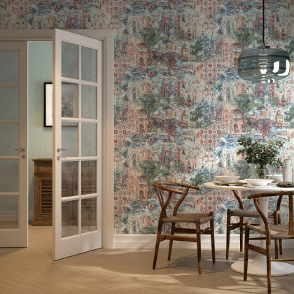 Обои виниловые Впечатление мотив, цветной