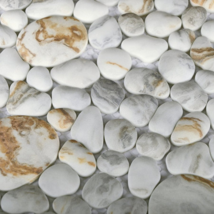 Мозаика Point Beige Point Beige серый/белый (30,5см*30,5см*7мм) (11шт/1,023м2) матовая, м2