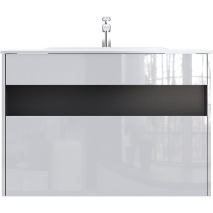 Тумба с раковиной Am.Pm Func, 70х100,8х49,2 см, белая, M8FFUX1001WG