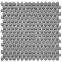 Противоскользящая мозаика Penny Round Dark Grey Antislip, Non-Slip