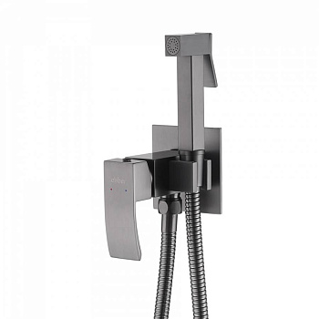 Смеситель ABBER Wasserfall AF8625NG с гигиеническим душем, никель Смеситель ABBER Wasserfall AF8625NG с гигиеническим душем, никель
