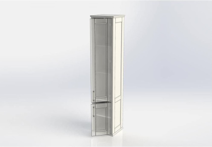 Шкаф-пенал для ванной Aquanet Бостон М 36 белый