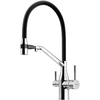 Смеситель для кухни SANCOS Orta с возможностью подключения фильтра для воды, цвет хром, арт. SC4008CH