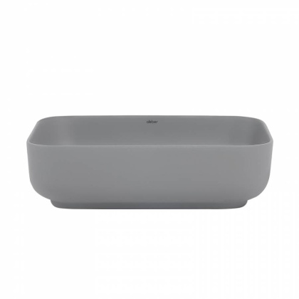Раковина накладная ABBER Rechteck AC2202MG серая матовая