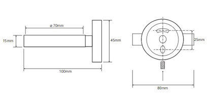 Держатель для фена Bemeta Omega 101117012 Хром