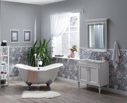 Зеркало Aquanet Селена 70 белый, серебро Зеркало Aquanet Селена 70 белый, серебро