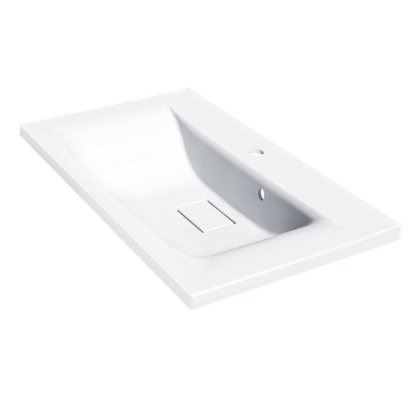 Раковина VCB-3M800W из искуственного камня, цвет белый Раковина VCB-3M800W из искуственного камня, цвет белый