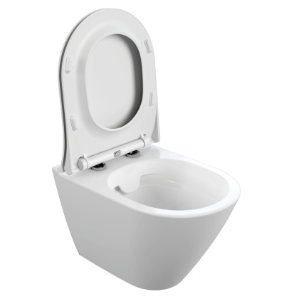 Подвесной унитаз CITY OVAL Clean On DPL EO slim