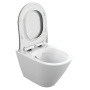 Подвесной унитаз CITY OVAL Clean On DPL EO slim