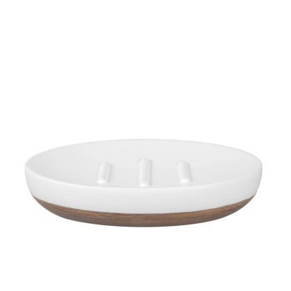 Мыльница Mindel, 13,5х2,6х10,1 см, белая, K-8829