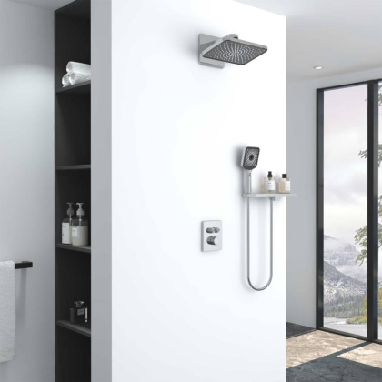 Душевой комплект Inspire VSFW-3I21MT4RCH встраиваемый, термостатический, двухрежимный, хром Душевой комплект Inspire VSFW-3I21MT4RCH встраиваемый, термостатический, двухрежимный, хром