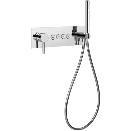 Смеситель скрытого монтажа со встроенным душем OMNIRES Y Y1239_1GCCR (хром)