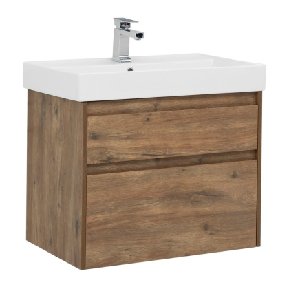 Мебель для ванной Aquanet Nova Lite 75 дуб рустикальный (2 ящика)