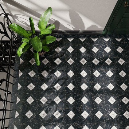 Керамогранит SG240500N Сансеверо черный 24*24*7 (23шт/1,09м2), м2