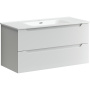 Тумба подвесная SANCOS Norma 2.0 990х450х500, c двумя ящиками оснащенными доводчиками, белый глянец , арт. NR2.100W Тумба подвесная SANCOS Norma 2.0 990х450х500, c двумя ящиками оснащенными доводчиками, белый глянец , арт. NR2.100W