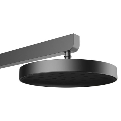 Душевая стойка Inspire VSFS-3I11GM с изливом, 30см верх душ, вороненая сталь Душевая стойка Inspire VSFS-3I11GM с изливом, 30см верх душ, вороненая сталь