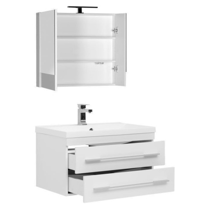 Мебель для ванной Aquanet Нота 75 белый (камерино) Мебель для ванной Aquanet Нота 75 белый (камерино)