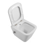 DUE Унитаз подвесной с сиденьем и креплением с функцией биде и смесителем BB3103CHR-BS/SC