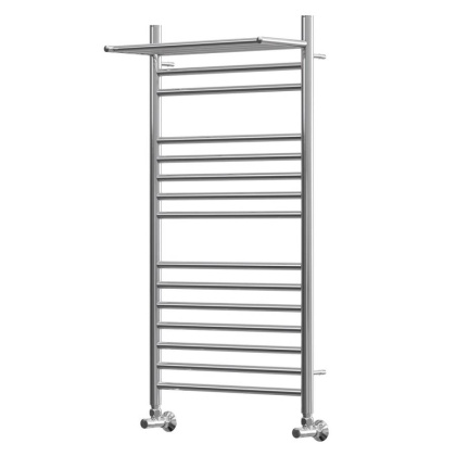 Полотенцесушитель водяной Point Аврора премиум PN10150SP П14 500x1000 с полкой, хром Полотенцесушитель водяной Point Аврора премиум PN10150SP П14 500x1000 с полкой, хром