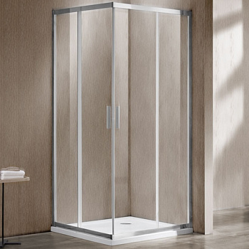 Душевой уголок Garda VSS-1G8010CL, 1000*800, хром, стекло прозрачное