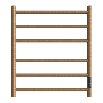 Полотенцесушитель электрический Point Аврора PN10856BR П6 500x600 диммер справа, бронза Полотенцесушитель электрический Point Аврора PN10856BR П6 500x600 диммер справа, бронза