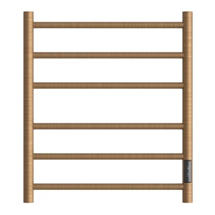 Полотенцесушитель электрический Point Аврора PN10856BR П6 500x600 диммер справа, бронза Полотенцесушитель электрический Point Аврора PN10856BR П6 500x600 диммер справа, бронза