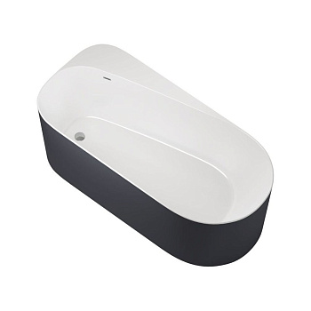 Акриловая ванна Allen Brau Priority 170x80 2.31001.20/AM белый глянец (панель антрацит), шт Акриловая ванна Allen Brau Priority 170x80 2.31001.20/AM белый глянец (панель антрацит), шт