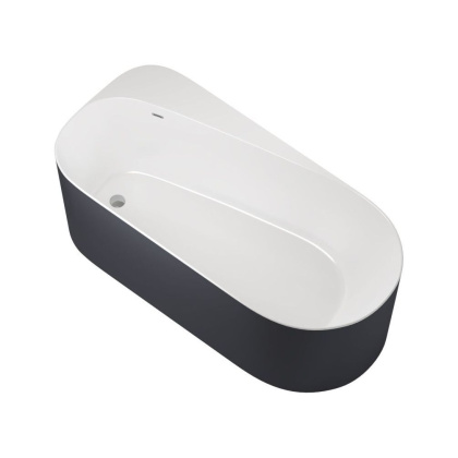 Акриловая ванна Allen Brau Priority 170x80 2.31001.20/AM белый глянец (панель антрацит), шт Акриловая ванна Allen Brau Priority 170x80 2.31001.20/AM белый глянец (панель антрацит), шт