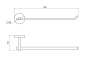 Полотенцедержатель AQUATEK AQ4619CR БЕТТА