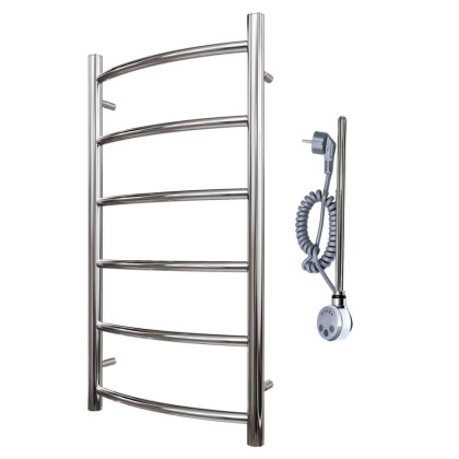 Полотенцесушитель электрический Point Афина PN04148E П6 400x800 левый/правый, хром Полотенцесушитель электрический Point Афина PN04148E П6 400x800 левый/правый, хром