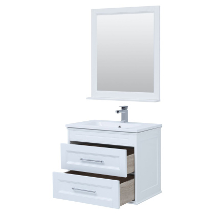 Комплект мебели для ванной Aquanet Бостон М 80 белый матовый Комплект мебели для ванной Aquanet Бостон М 80 белый матовый