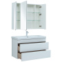 Мебель для ванной Aquanet София 105 белый глянец (2 ящика) Мебель для ванной Aquanet София 105 белый глянец (2 ящика)