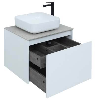 Тумба под раковину Aquanet Nova Lite 60 белый (1 ящик) Тумба под раковину Aquanet Nova Lite 60 белый (1 ящик)