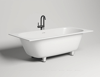 Ванна из литьевого мрамора Salini Ornella Axis Kit 190х90 103522M матовая Ванна из литьевого мрамора Salini Ornella Axis Kit 190х90 103522M матовая